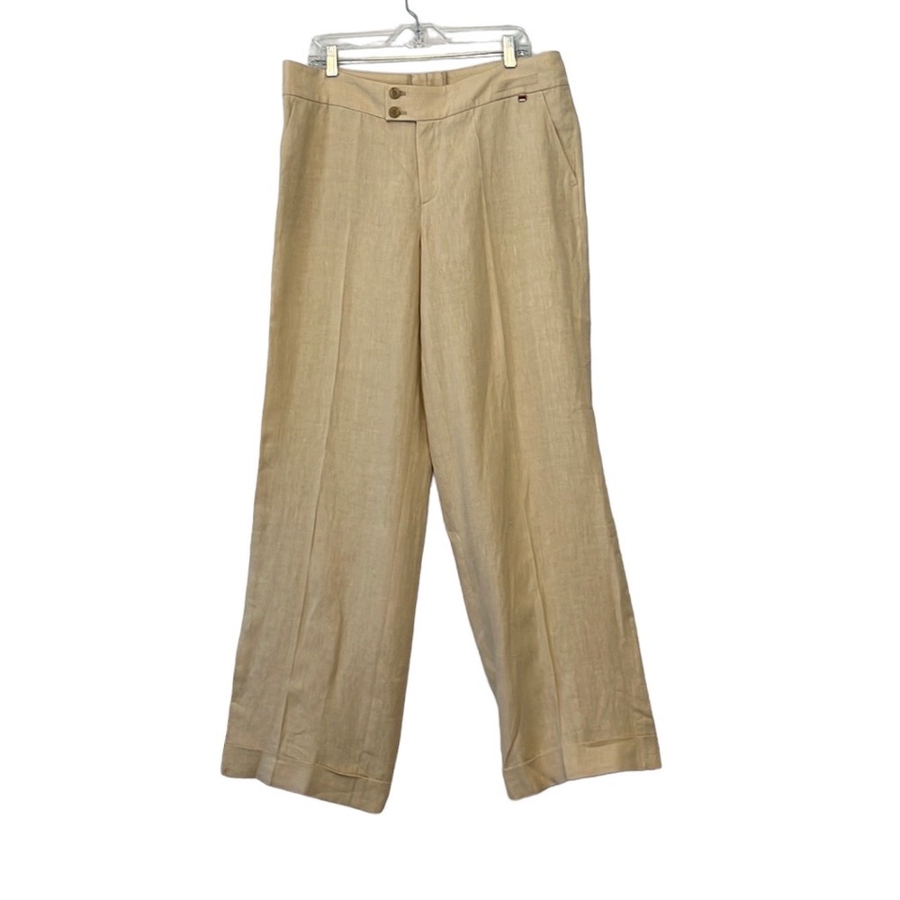 Bogner Wide Leg Linen Coastal Lagenlook Pants